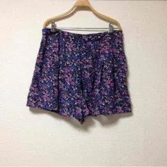 【美品】ZARA 花柄キュロット