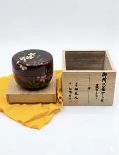 茶道具 棗 伊勢星七造 朝顔図 - メルカリ