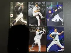 プロ野球チップスカードカルビー侍ジャパン　2016　2017　2020
