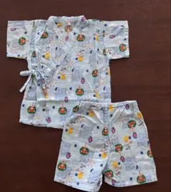 美品●ベビー用 甚平 男の子 90cm