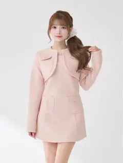 Darich♡ ツイードアンサンブルノースリミニワンピース