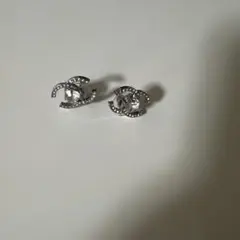ココマーク ラインストーン ピアス