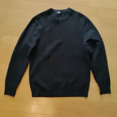 UNIQLO ウォッシャブルミラノリブクルーネックセーター L