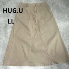 HUG.U（ハグユー）スカート ベージュ 2Lのサムネイル