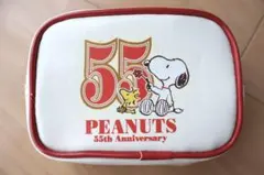 PEANUTS 55周年記念 ポーチ スヌーピー ウッドストック　レトロ