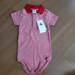 【新品未使用品】プチバトー　ロンパース　半袖 24m/86cm　タグ付き