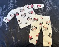 H&M ミニーマウス トレーナー・パンツセット　ミニーちゃんセットアップ80