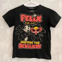 ヒステリックミニ フェリックス・ザ・キャット 半袖Tシャツ 120サイズ