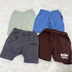 男の子 ハーフパンツ 短パン 4枚セット まとめ売り 90 パウパトロール
