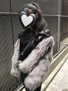 【新品未使用‼️】ENVYM♡ファーライダースジャケット(FREEサイズ)⭕️即購入