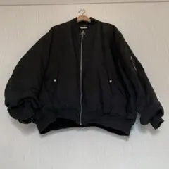 act'm アクトム ビッグシルエット ブラック MA-1 フライトジャケット