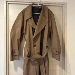 UNIQLO U ブラウン トレンチコート ダブルブレスト