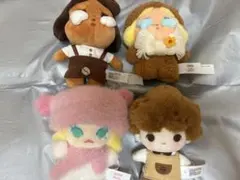 POP MART ぬいぐるみ4点セット 週末セール4 800円 → 4000円 - メルカリ