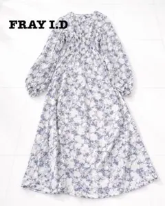 値下げFRAY ID☆エンブロイダリーヘムドレス刺繍ノースリーブロング