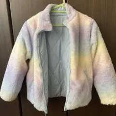 キッズ フリースコート 130〜140cm パステル