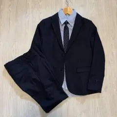 ZARA ザラ 男の子 140 スーツ 4点 セットアップ ネイビー