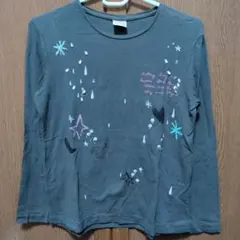 ZARA　グレーの長袖Tシャツ 11/12