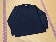 UNIQLO エアリズムコットンクルーネックTシャツ 長袖/ブラックのサムネイル
