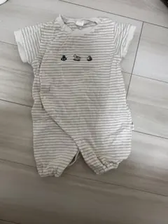 《美品》ベビーロンパース50〜60センチ　バースデーコトリ