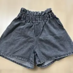 【美品】キッズ　デニムキュロットスカート150