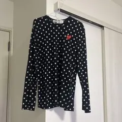 COMME des GARCONS ドット柄 長袖 XS COMME des GARCONS ドット柄 長袖カットソー S - メルカリ