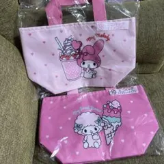 匿名送料込　新品★サンリオ　当りくじ　マイメロディ　ミニバッグ　ピアノ　2種