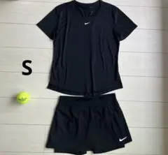 美品＊NIKEナイキ＊ビクトリースコートとトップス上下セットアップM NIKE ナイキ テニス スコート セットアップ グレー USM L〜LL - メルカリ