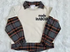 【新品】子供用 重ね着風 レイヤード 長袖トップス ロンT シャツ 130cm