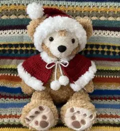 ダッフィー　コスチューム　ハンドメイド　ケープ&帽子　クリスマス