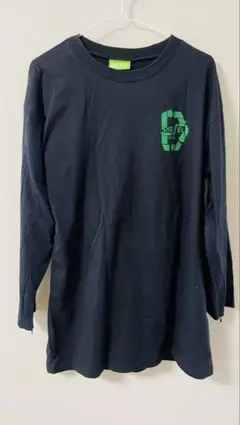 DIESEL ブラック 長袖オーバーサイズTシャツ