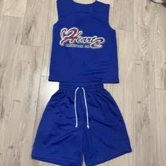ハーツ　 ユニフォーム上下セット ブルーのサムネイル