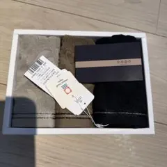 タオル3枚セット（ホワイト・ブラウン・ブラック）