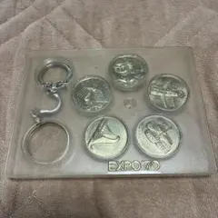 EXPO 70 銀製記念硬貨 ケース付き - メルカリ
