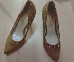 ORiental Traffic スエードパンプス ブラウン 高ヒール