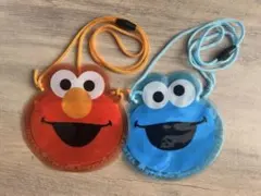 【USJチケットホルダー】エルモ&クッキーモンスター