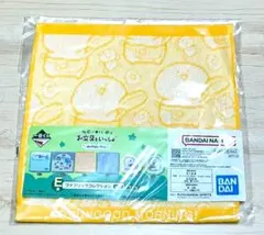新品▼ 黄色 ハンカチ タオル お文具といっしょ まいにちルーティン 一番くじ