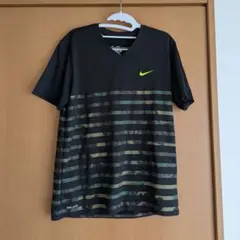 NIKE DRI-FIT 迷彩ストライプ Tシャツ スポーツ トレーニングウェア