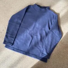 チャコールはハイネック フリース　長袖カットソー 120