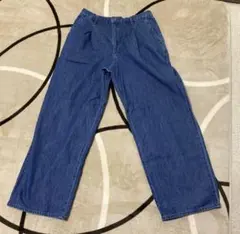 ユニクロ　ドレープデニムタックパンツ　XL