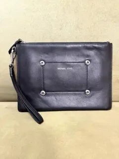 MICHAEL KORS ブラック レザー クラッチバッグ小銭入れ欠品