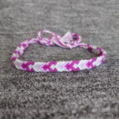 791 ハンドメイド　ミサンガ　ブレスレット　3色アンクレット　涼しげ 夏色