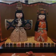 木目込み雛人形 親王飾り 伝統工芸品のサムネイル