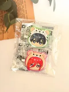 ブルーロック　潔世一・千切豹馬　ガチャガチャ ヘアクリップ