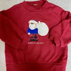 アプレ　クリスマス　トレーナー　90サイズ