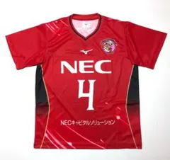 ミズノ　NECレッドロケッツ　ユニフォーム　M　柳田光綺選手　4番　日本製