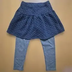 anyFAM　スカート付きレギンス　スカッツ　裏起毛　ニット 120