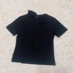 LANVIN COLLECTION♡綿　お花　トップス　ブラック