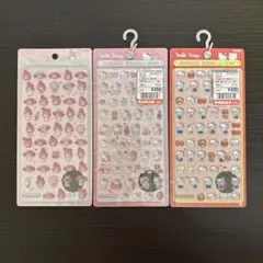 ボンボンドロップシール サンリオ ミニ マイメロ キティ 3枚セット 正規品