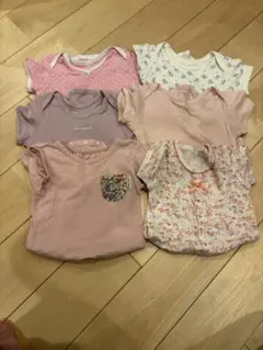 70サイズ女の子ベビー肌着　まとめ売り　センスオブワンダー　西松屋