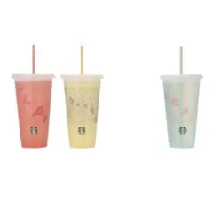 3セット！匿名配送ミステリーカラーチェンジングリユーザブルコールドカップ2025